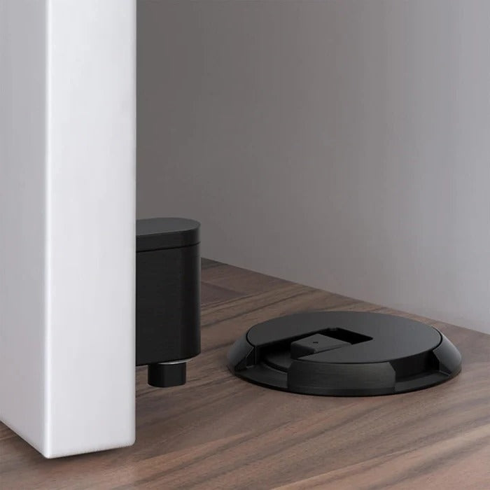 Door Stopper for Heavy Doors with Adhesive and Screw Mount, Adjustable to 0.98 Inches