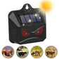 Ultrasonic Animal Repellent with Solar Charging and LED Flash, Set of 2
