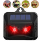 Ultrasonic Animal Repellent with Solar Charging and LED Flash, Set of 2