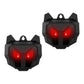 Ultrasonic Animal Repellent with Solar Charging and LED Flash, Set of 2