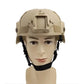 Protective Helmet with ABS Shell and Side Rail Mounts for Airsoft Training
