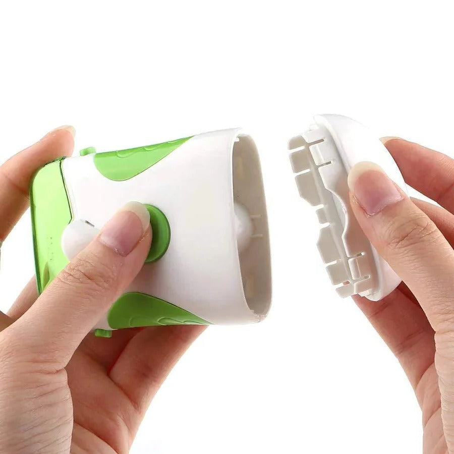 Rechargeable Electric Nail Clipper with Built-in LED Light and Rotating Blade