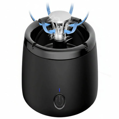 Electric Smokeless Ashtray with Activated Carbon Filter and Rechargeable Battery