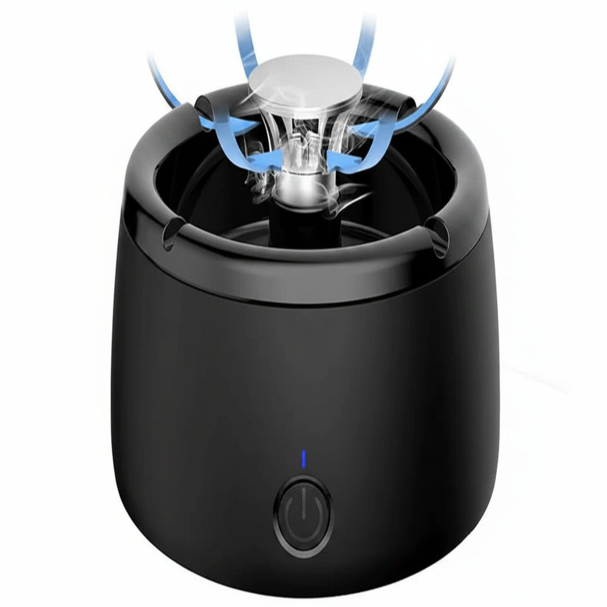 Electric Smokeless Ashtray with Activated Carbon Filter and Rechargeable Battery