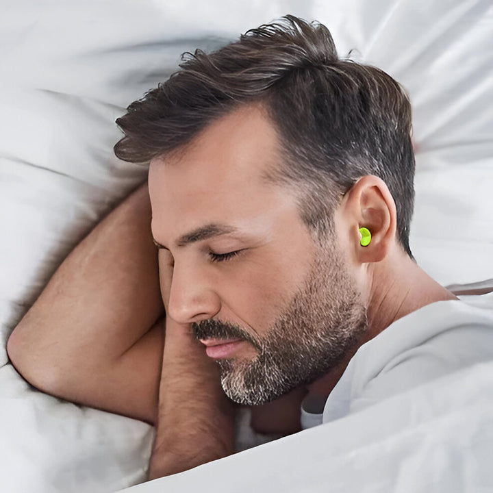 Ear Plugs for Snoring, Noise-Reducing Silicone Earplugs for Peaceful Sleep