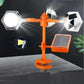 Solar Bird Repeller with Motion-Activated Sounds and Flashing LED, Rotating Mirrors All Vera Mart