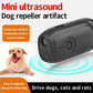 Ultrasonic Dog Repeller with Single-Button Control and 10-Yard Range, Pocket Size