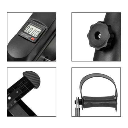 Desk Pedal Bike with LCD Display and Adjustable Resistance Knob