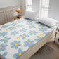 Temperature Regulating Mattress Pad with Quilted Air Channels and Grip Backing
