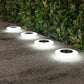 Solar Pathway Lights Set of 4 with Automatic Dusk-to-Dawn Sensor and Dual Color Options