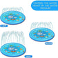 Inflatable Water Play Pad with Ring Sprinkler and Hose Connector, 68 Inch