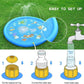 Inflatable Water Play Pad with Ring Sprinkler and Hose Connector, 68 Inch