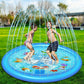 Inflatable Water Play Pad with Ring Sprinkler and Hose Connector, 68 Inch