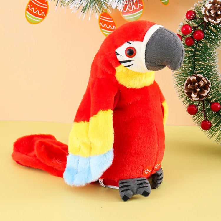 Interactive Counting Parrot Plush with Music and Spoken Phrases