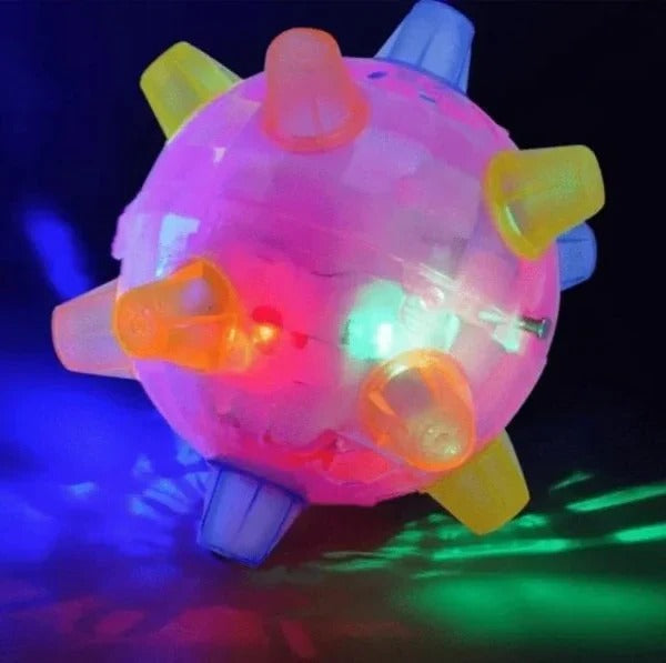 Interactive Jumping Activation Ball for Dogs – Automatic Movement Toy