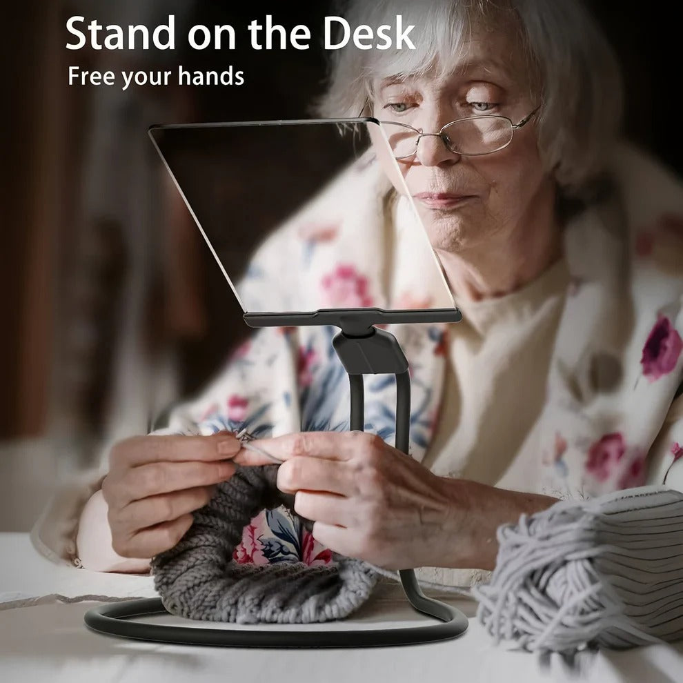 Hands-Free Magnifying Glass with Adjustable Flexible Neck