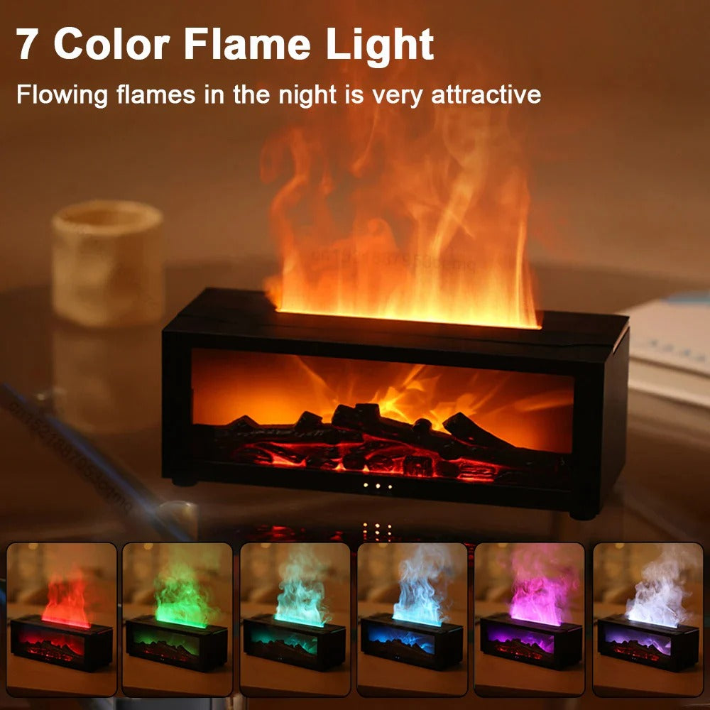 Aromatherapy Humidifier and Airflow Purification Device