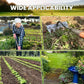 Versatile Multi-Head Lawn Rake System for Garden Maintenance