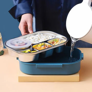 Insulated Multi-Compartment Thermal Lunch Storage Container