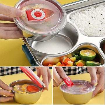 Insulated Multi-Compartment Thermal Lunch Storage Container