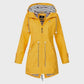 Long Waterproof Hooded Rain Jacket