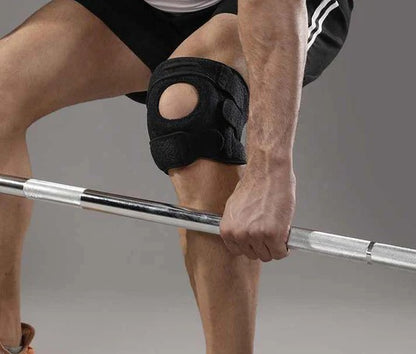 Knee Brace With Joint Alignment and Stabilized Movement Support