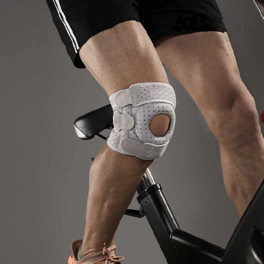 Knee Brace With Joint Alignment and Stabilized Movement Support
