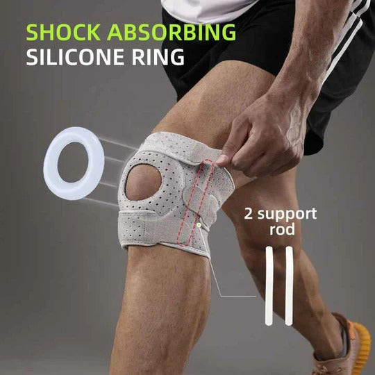 Knee Brace With Joint Alignment and Stabilized Movement Support