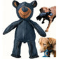 Indestructible Interactive Bear Toy for Heavy Chewers