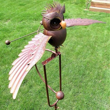 Dynamic Bird Garden Motion Décor with Wind-Responsive Movement