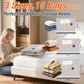 15 Pack Vacuum Storage Bags for Travel with Cordless Pump, Space Saver Bags for Clothes, Compression Packing Bags for Luggage, 15 Combo Size allveramart