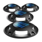 6 LED Solar Driveway Dock Deck Lights Outdoor Waterproof Pathway Garden Landscap allveramart