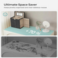 Large Jewelry Box Organizer 6 Tier With Drawers Mirror And Lock allveramart