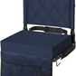 Stadium Seats for Bleachers with Back Support, Bleacher Seats with Backs and Cushion Wide, Padded Portable Folding Comfort Stadium Chair with Shoulder Strap for Football Baseball Games allveramart