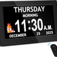 7'' Dementia Clock For Seniors, Large Display Digital Clock With Date, Time, Day Of Week for Elderly, Memory Loss, Alzheimer, 1024*600P HD, 10 Reminders & 6 Alarms, Auto Dimming & DST, Remote Control allveramart