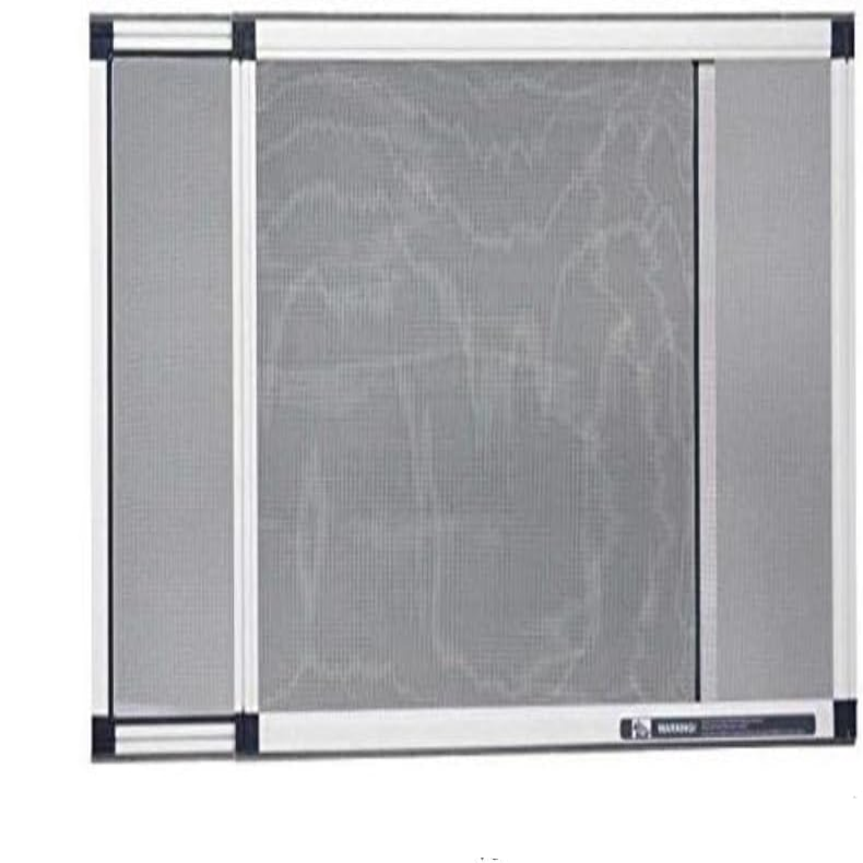 Fenestrelle Expandable Window Screen – 15″ H × 21″–40″ W Horizontal, 2‑Way Adjustable Window Screen with Flame Resistant Fiberglass Mesh, Pack of 2 allveramart