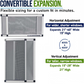 Fenestrelle Expandable Window Screen – 15″ H × 21″–40″ W Horizontal, 2‑Way Adjustable Window Screen with Flame Resistant Fiberglass Mesh, Pack of 2 allveramart