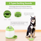 PETGEEK Dog Treat Dispenser with Button, Automatic Dog Feeder with Remote Control and Dual Power Supply, Dogs Puzzle Toys and Interactive Pet Stimulation Toys for Indoor or Outdoor Play(Green) allveramart