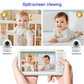 5 Inch HD IPS Screen Temperature Sensor Cry Sound Detection 1000ft Two Way Talk 2.4G Wireless Baby Monitor Baby Phone Camera allveramart