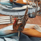 Turkey Feather Napkin Rings with Fall Colors, Set of 4