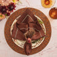 Turkey Feather Napkin Rings with Fall Colors, Set of 4