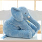 Elephant Plush Pillow with Ultra-Soft Fill and Reinforced Seams, for Nursery Gift