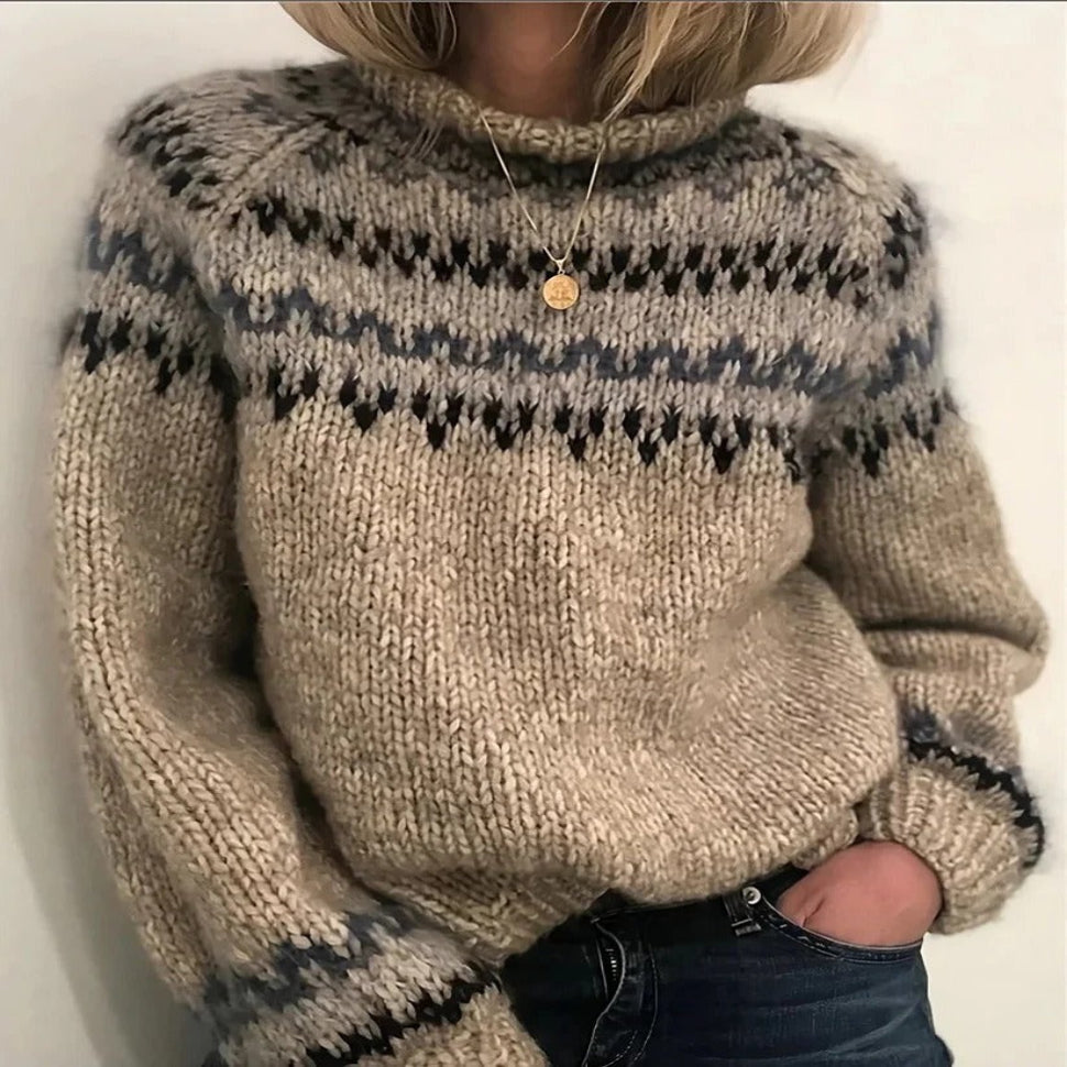 Wool Turtleneck Sweater with Dual Fiber Insulation and Full Neck Coverage