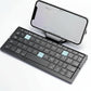 Wireless Folding Keyboard with Rotating Device Stands and Multi-Device Memory