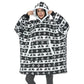 Wearable Blanket Hoodie with Front Pocket and Extended Sleeves for Adults