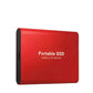 Portable Solid State Drive with Universal Port Connection and Mobile Adapters