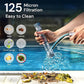 Rechargeable Pool Vacuum with Interchangeable Heads and Snap Attachment System