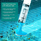 Rechargeable Pool Vacuum with Interchangeable Heads and Snap Attachment System