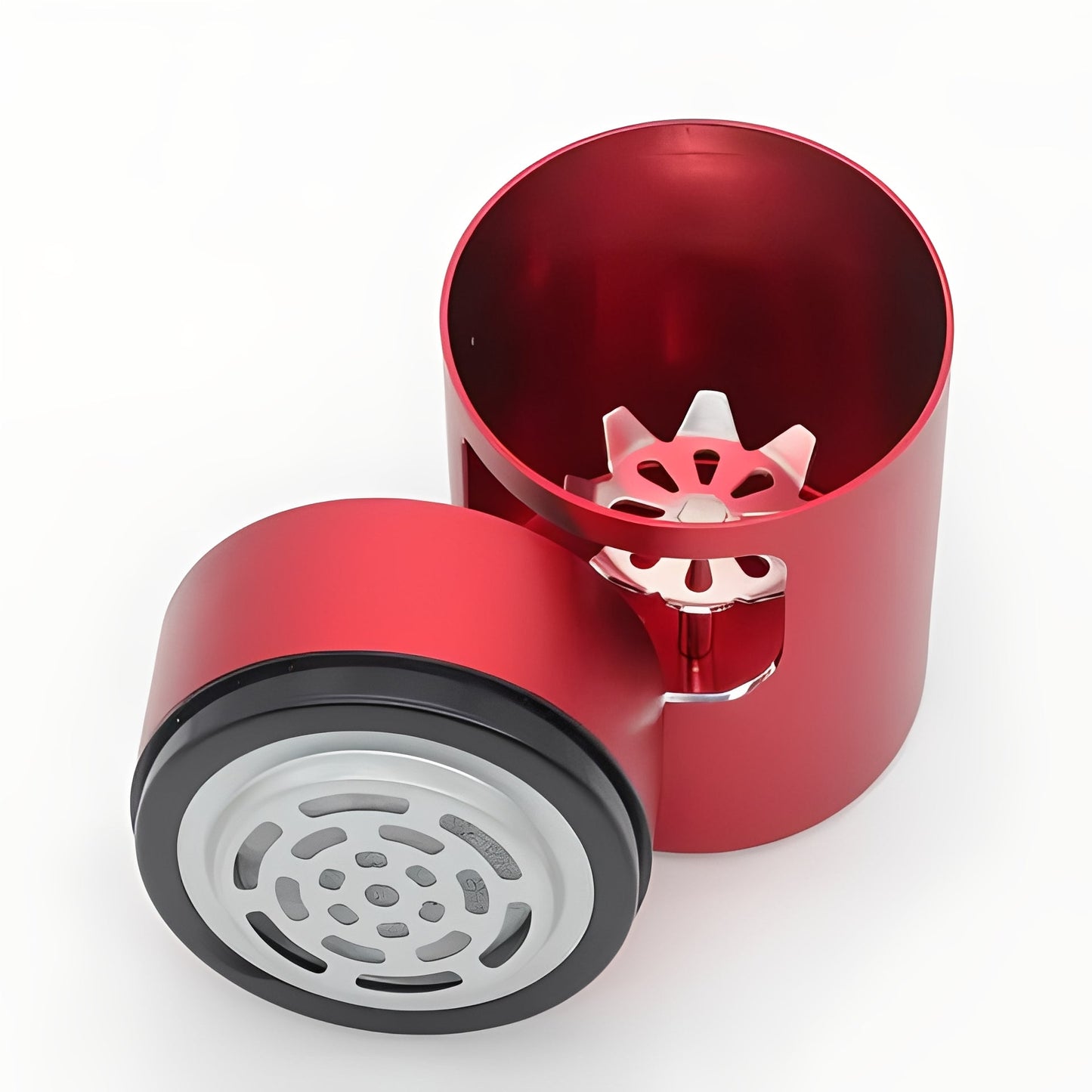 Smokeless Ashtray with Three Speed Fan and Built In Lighter, Magnetic Filter