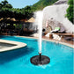 Solar Fountain Pump with Floating Design and Interchangeable Spray  Heads